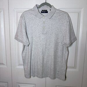 Cremieux Classics Men's Size M Polo Shirt - Light Gray - 100% Supima Cotton
